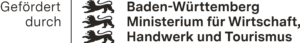 gefördert durch Wirtschaftsministerium BW Logo